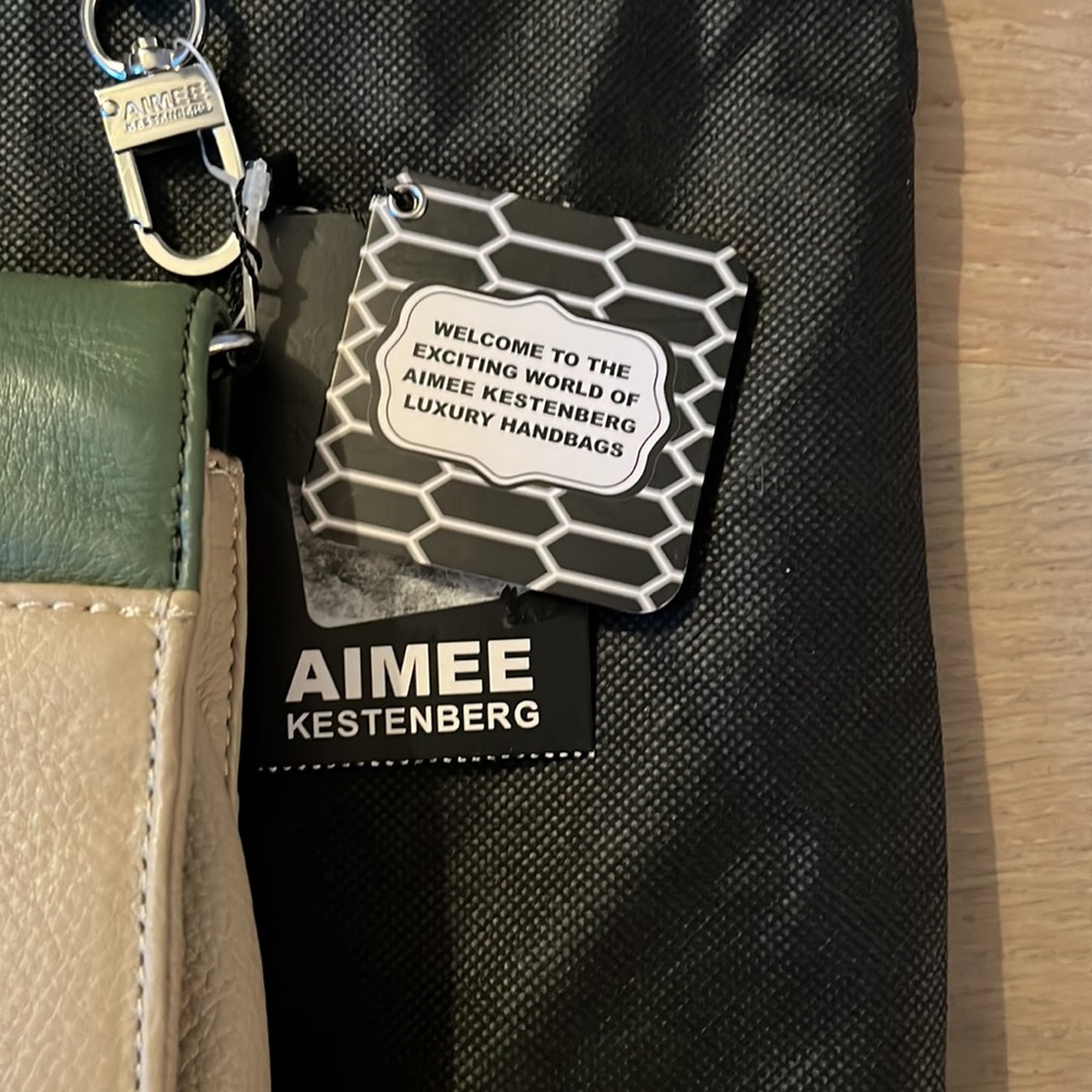 NWT Aimee Kestenberg Purse - Hunter Green - Picture 8 of 8